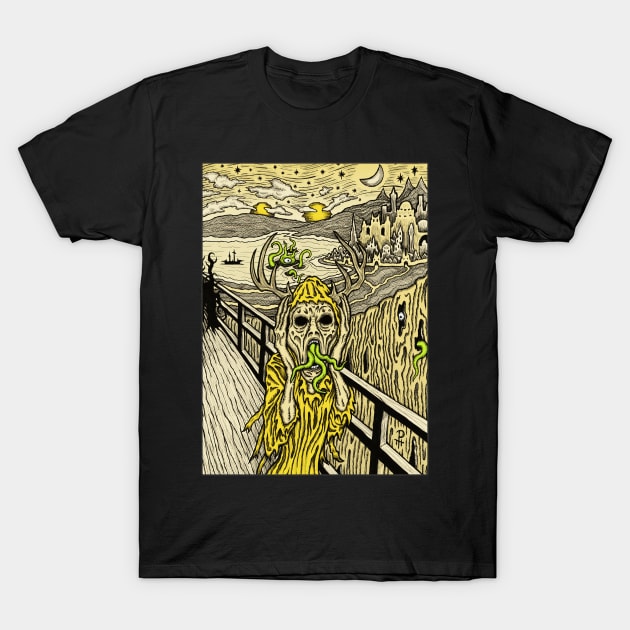 Scream in Yellow - Azhmodai 2018 T-Shirt by azhmodai